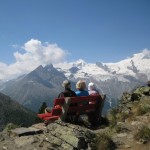 Blick vom Kreuzboden zu den 4Tausendern